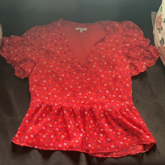 Madewell ruffles top - Picture 6 of 8